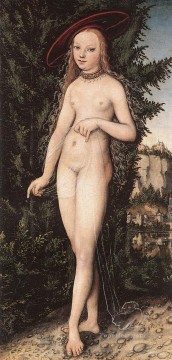  Venus Obras - Venus de pie en un paisaje Lucas Cranach el Viejo